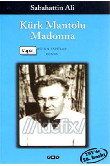 Kürk Mantolu Madonna kapağı